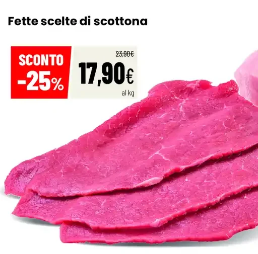 Fette scelte di scottona
