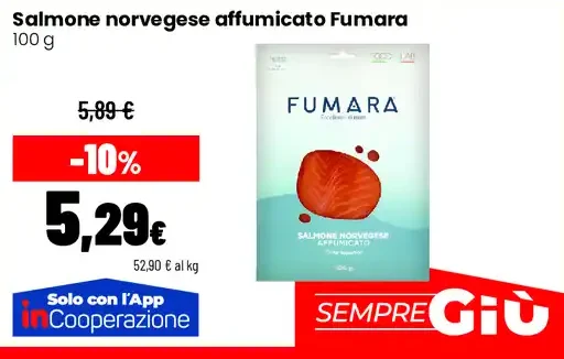Salmone norvegese affumicato Fumara