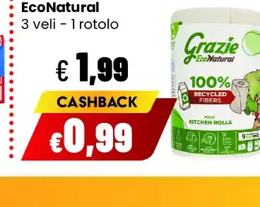 Carta assorbente Grazie EcoNatural