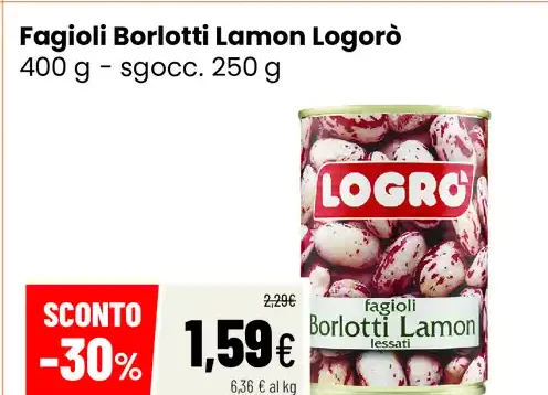 Fagioli Borlotti Lamon Logorò