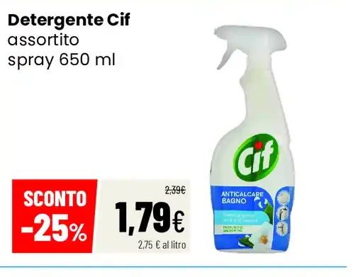 Detergente spray