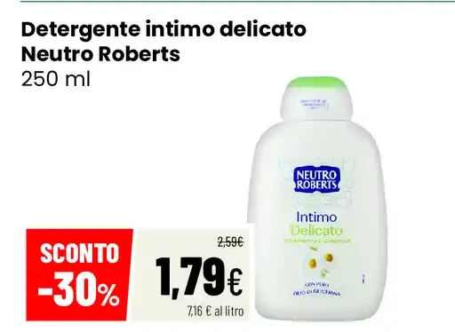 Detergente intimo delicato Neutro Roberts