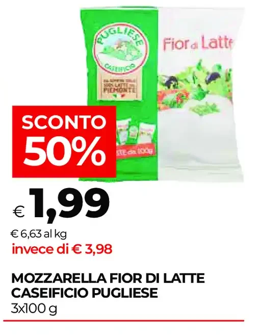 Mozzarella fior di latte Caseificio Pugliese