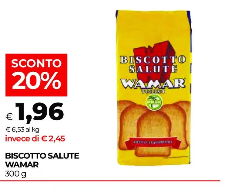 Biscotto salute Wamar