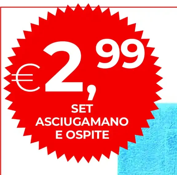 Set asciugamano e ospite