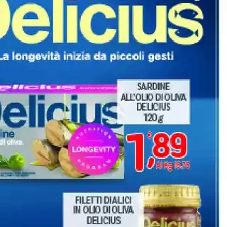Sardine all'olio di oliva Delicious