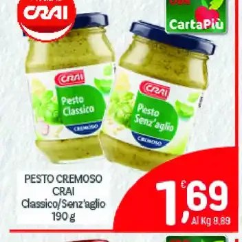 Pesto cremoso Crai