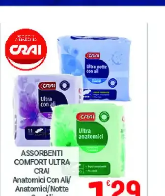 Assorbenti Comfort Ultra Crai