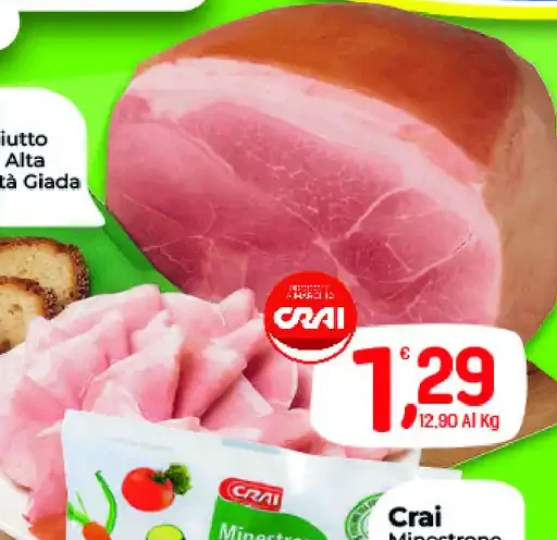 Prosciutto cotto alta qualità