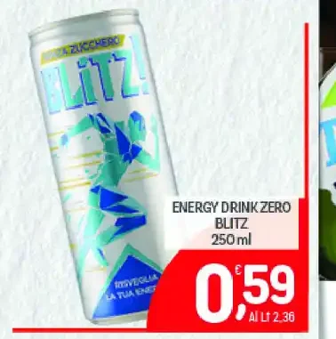 Energy drink zero Blitz