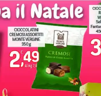 Cioccolatini Cremosi assortiti Montevergine