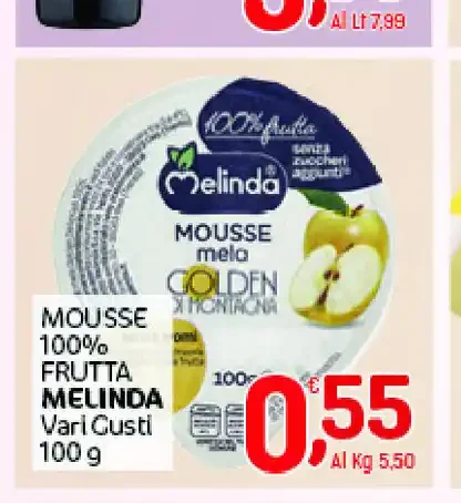 Mousse 100% frutta