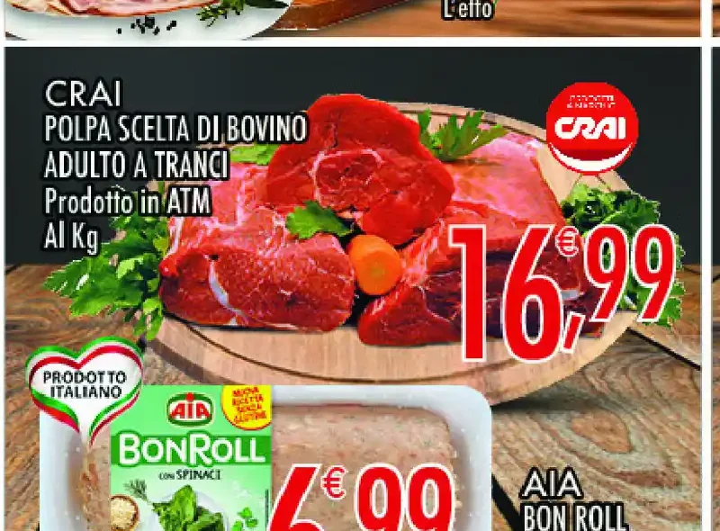 Polpa scelta di bovino adulto a tranci