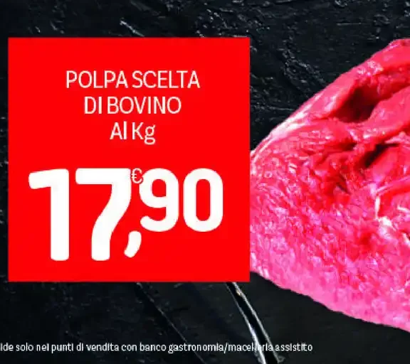 Polpa scelta di bovino
