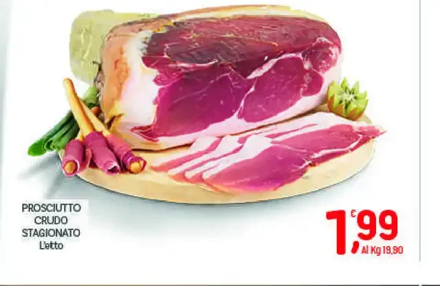 Prosciutto crudo stagionato