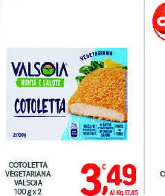 Cotoletta vegetariana Valsoia