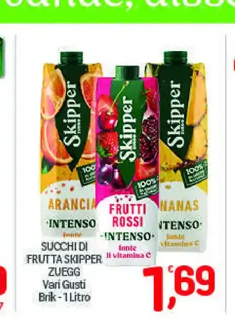 Succhi di frutta Skipper vari gusti