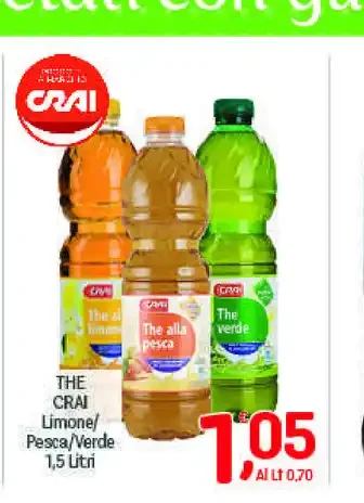 Tè Crai limone pesca verde