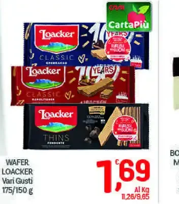 Wafer Loacker vari gusti