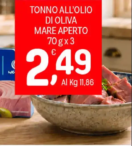 Tonno all'olio di oliva Mare Aperto