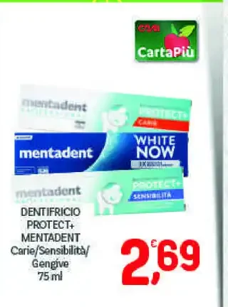 Dentifricio Mentadent Protect+