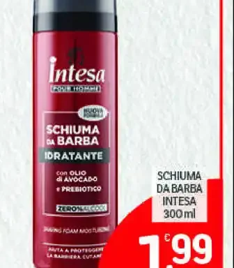Schiuma da barba Intesa Idratante