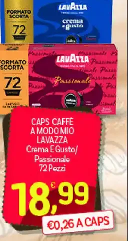 Caps caffè a modo mio Lavazza Passionale