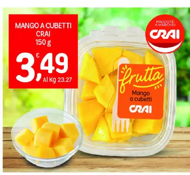 Mango a cubetti Crai
