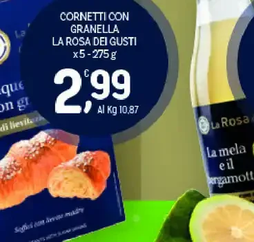 Cornetti con granella