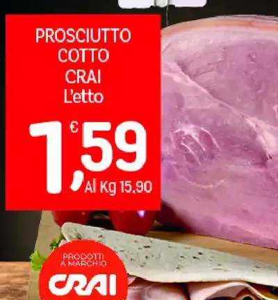 Prosciutto cotto Crai