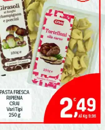 Pasta fresca ripiena Crai