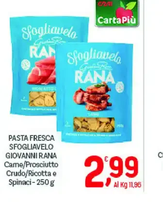 Pasta fresca Sfogliavelo Giovanni Rana