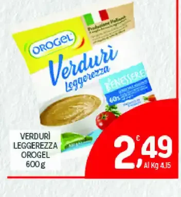 Verdure leggerezza Orogel