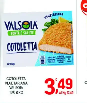Cotoletta vegetariana Valsoia
