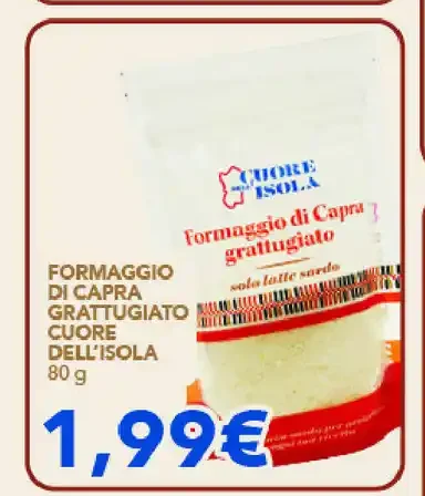 Formaggio di capra grattugiato