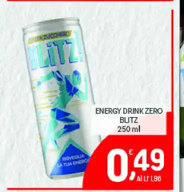 Energy drink zero Blitz