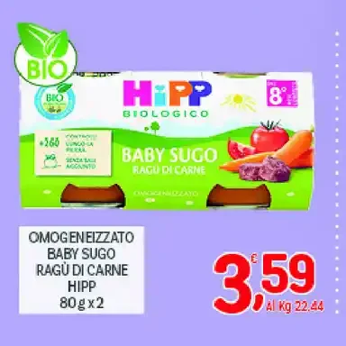 Omogeneizzato Baby Sugo Hipp