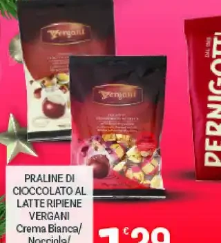Praline di cioccolato al latte ripiene Vergani