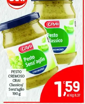 Pesto cremoso Crai