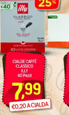 Cialde di caffè classico Illy