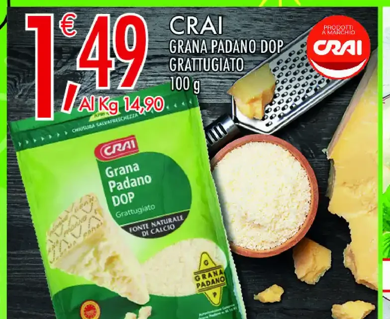 Grana Padano DOP grattugiato