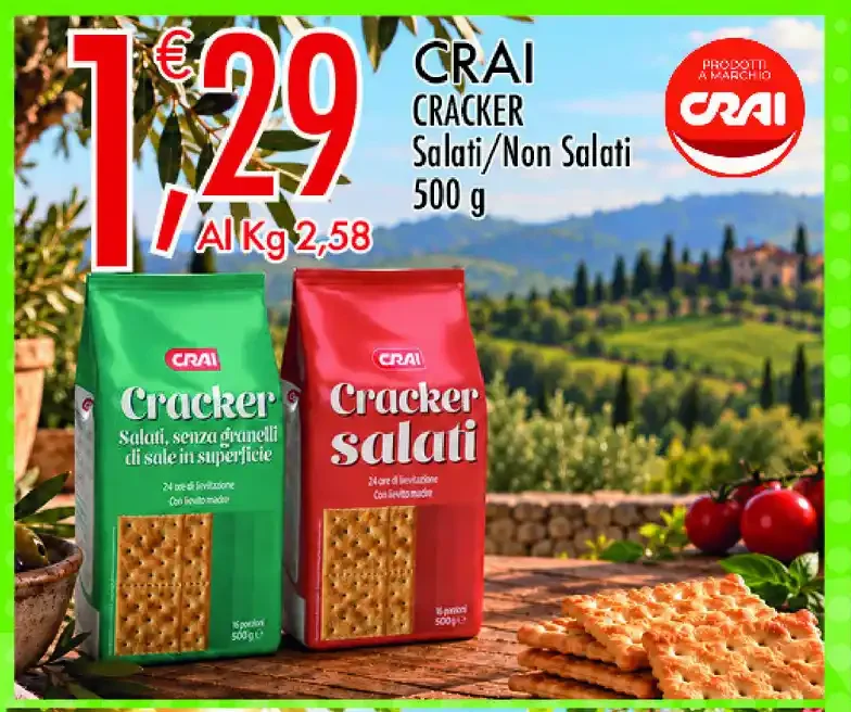 Cracker salati/non salati