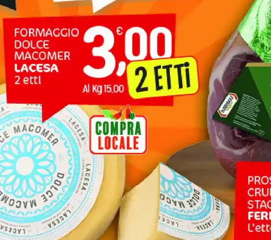 Formaggio dolce Macomer Lacesa