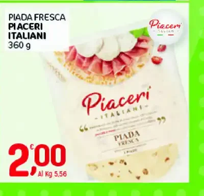 Piada fresca Piaceri Italiani