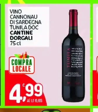 Vino Cannonau di Sardegna Dorgali