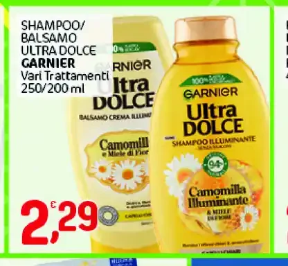 Shampoo/balsamo Ultra Dolce Garnier