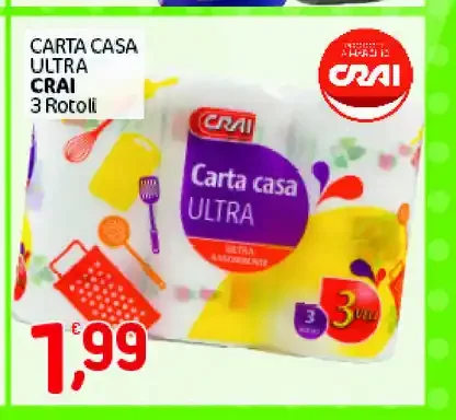 Carta casa ultra Crai
