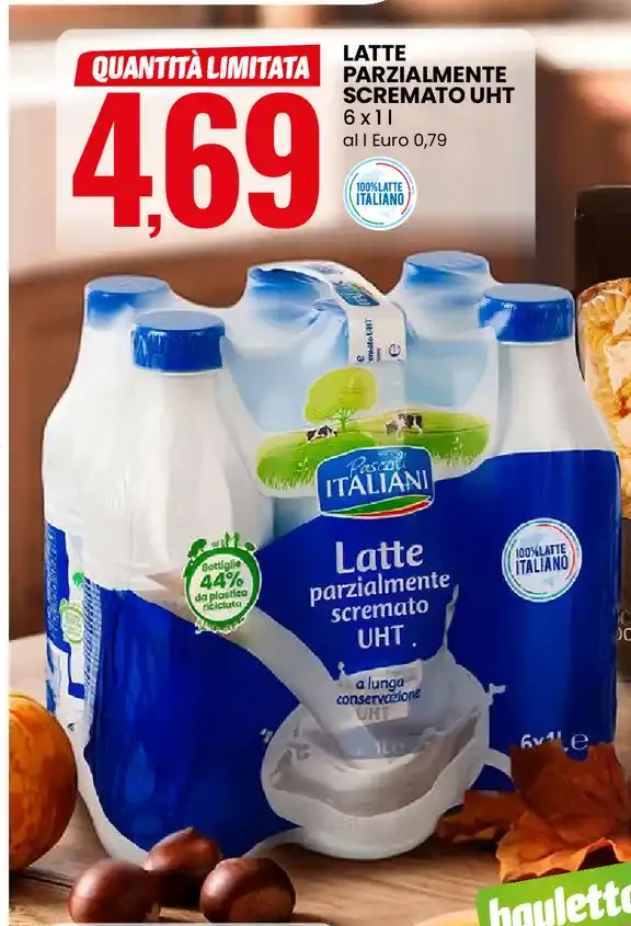 Latte parzialmente scremato UHT