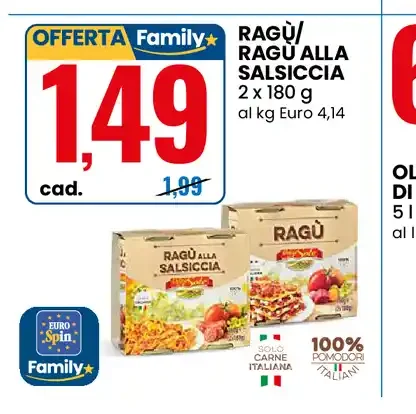 Ragù/ragù alla salsiccia