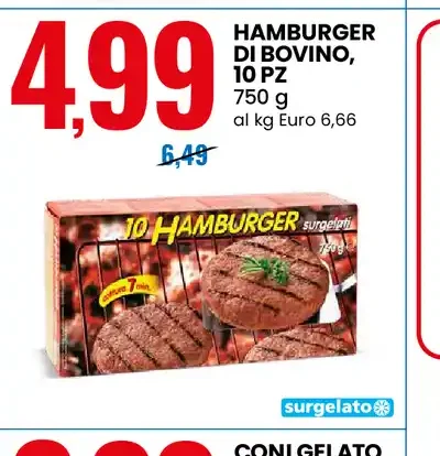 Hamburger di bovino
